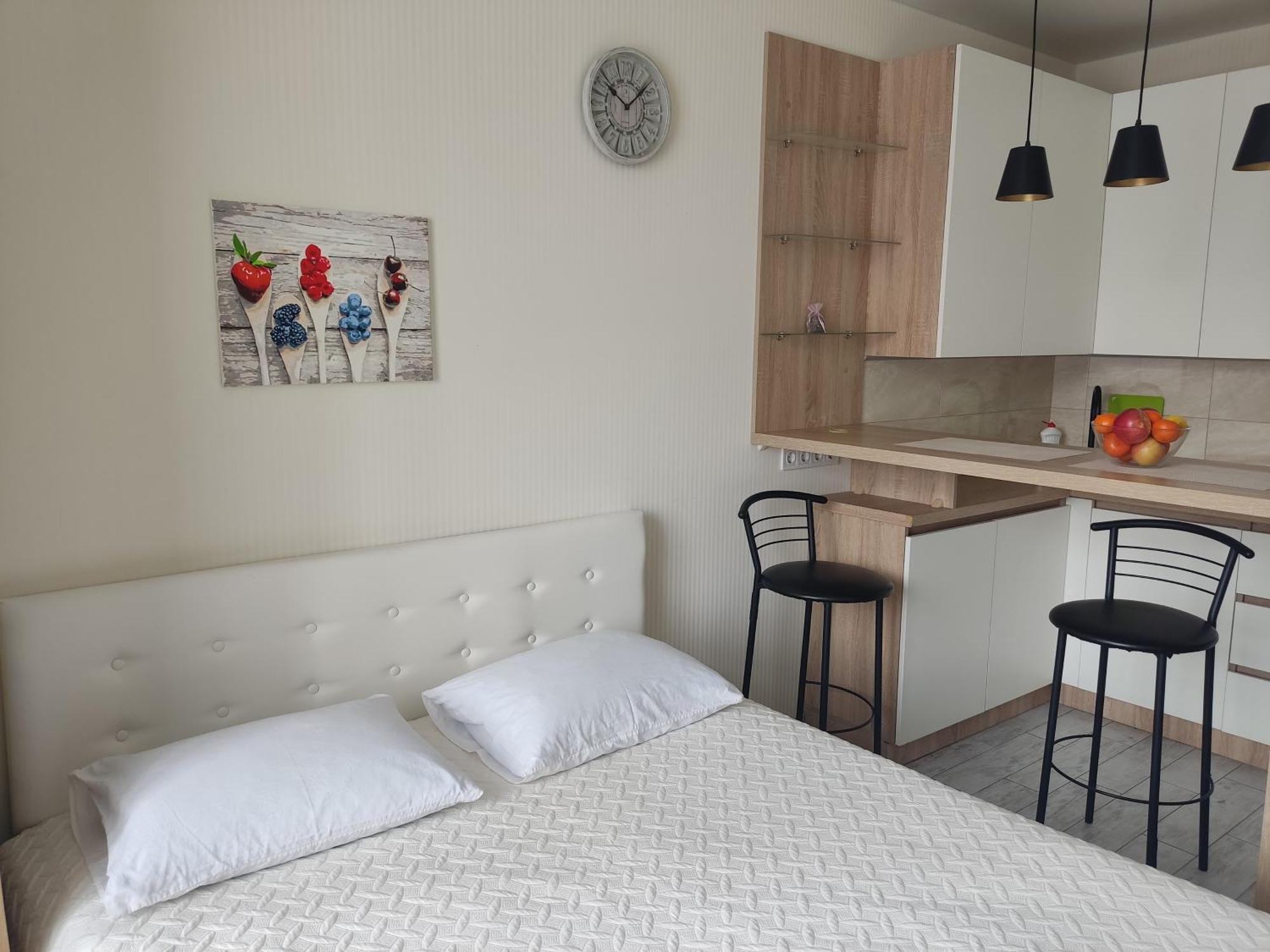 Apartment Kiev Studio With City View Экстерьер фото